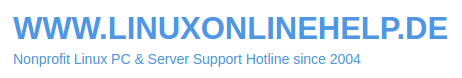 Linuxonlinehelp Linux PC Server Support Hotline
